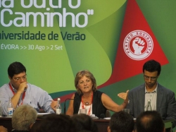 Deputada Elisa Ferreira na Universidade de Verão do PS - 31-08-2012