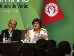 Deputada Ana Gomes na Universidade de Verão do PS - 01-09-2012